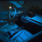 Ambient Lighting Car 2PCS Under Glow Kit with Cigarette Lighter, 12V Underglow Led Lights Car LED Interior Light DRL Daylight Strip Waterproof Driving Fog Lamp RGB Atmosphere Lights (Blue)
