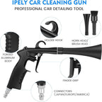 IPELY Car Cleaning Gun, High Pressure Car Blow Gun for Car Detailing, Quickly Clean and Dry Car Surfaces with Strong Air