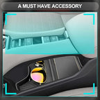 CDEFG 2023 2024 2025 2026 2027 HR-V Center Console Organizer Tray for 2023-2026 2027 Honda HRV HR-V Lower Console Tray Storage Box Floor Tray HR V Interior Accessories (Lower Console)