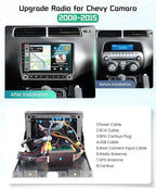 8 Core 4G+64G Car Radio Stereo for Chevrolet Chevy Camaro 2008-2015 with 5GWIFI Wireless Carplay Android Auto, Sellrich 9" 1280P Touchscreen Radio with Bluetooth 5.0 GPS FM/RDS SWC Backup Camera