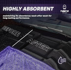 Phantom Drying Towel - 1600 GSM, Large 24" x 36", Ultra-Absorbent Twisted Loop Microfiber, Premium Quality for Cars, Trucks & Multi-Purpose Use