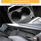 LFOTPP for BMW X1 U11 Center Console Organizer for 2023 2024 2025 2026 BMW X1 U11 Middle Armrest Storage Tray Insert, OEM Fit, Non-Slip Waterproof Interior BMW X1 U11 Accessories
