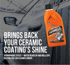 Car Wash & Shine Kit – Foaming Car Shampoo 1000ml + Spray Wax Polish 750ml, Deep Clean, High Gloss Finish, Paint & Plastic Protection, Made in Italy