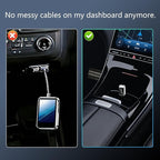 CrystalSync Elite Wireless CarPlay Adapter for Apple i-Phone i-OS 10+ and Android Auto, Mini Edition, Converts Factory Wired to Wireless, Plug and Play