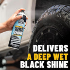 Chemical Guys Shine Logic Tire Shine (128 oz) Premium High-Gloss Tire Dressing for Deep Black Shine, Restores Faded Rubber, Enhances Appearance, Protects Against Fading and Cracking