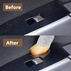 Car Interior Brush Blingbling Car Accessories for Women,2Pack Dust Sweeping Soft Brush with Rhinestone Handle,Detailing Brush Cleaner for Air Conditioner Vents, Computer Keyboard, etc (Sliver 2PCS)