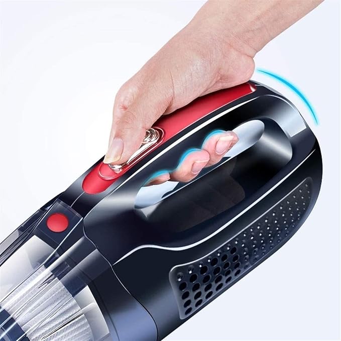 Car Vacuum Cleaner - Portable, High Power, Mini Handheld Vacuum w/ 3 Attachments, 14.76Ft Cord - 12v, Small Auto Accessories Kit for Interior Detailing ( Color : Black , Size : 37*10.5*13.5cm )