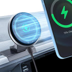 Kaishengyuan Car Charger Phone Holder for Toyota Tacoma 2016-2023, 3rd Gen Tacoma Dashboard Clip Cell Phone Cradles Adjustable 20x Strong Magnet Phone Stand Phone Mount Fit for All Smartphone