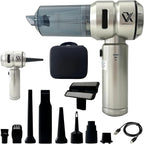 Cordless Handheld Car Vacuum Cleaner – Powerful 25000PA Suction, 3-Speed Brushless Motor, Mini Portable 4-in-1 Vacuum & Blower for Car, Home, Office, Pet Hair