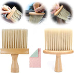 Ultra Soft Detail Car Interior Cleaning Brush - Dusting & Deep Cleaning, Wooden Handle, 2 Pack
