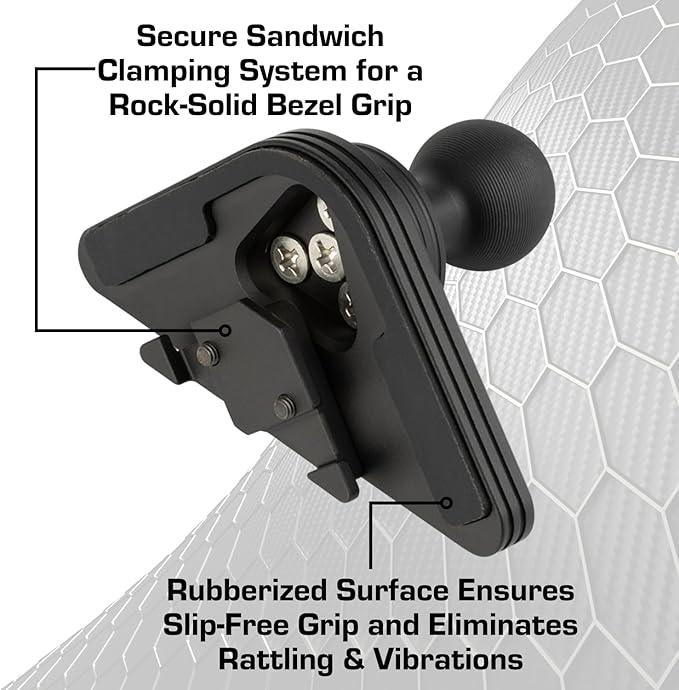 Bulletpoint Mounting Solutions Aluminum Air Vent Phone Mount Compatible with 2015-2020 Ford F-150, 2017-2022 Super Duty & 2018-2021 Expedition (Spring-Loaded)