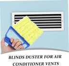 Ipetboom 16pcs Blinds Duster Reusable Cleaning Brush for Window Blinds Air Conditioner Vents Fan Gaps Gentle Bristles Lightweight Portable