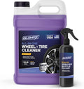 Wheel Cleaner (1 Gallon) - Non Acid Rim Cleaner - All in One Wheel and Tire Cleaner for Car Detailing - Made in USA Tire Cleaner Spray - Removes Brake Dust, Oil, Dirt, Light Corrosion