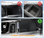 Center console Organizer Tray Compatible with 2022-2026 Jeep Wagoneer/L, 2022-2026 Jeep Grand Wagoneer/L Accessories, Armrest Storage Box with Coin Container（Not for Wagoneer S