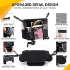 Pink Diamond Car Handbag Holder Between Seats Bling Rhinestone Car Storage Bag Large Capacity Purse Phone Ipad Automotive Consoles Organizer Safe Barrier of Backseat Pet Kids…