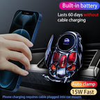 Ultimate Phone Holders for Your Car Wireless Charger, Cute Car Phone Holder,Auto-Clamping Mount Vent Goth Accessories Cradle for iPhone/Samsung Galaxy/Moto/Pixel