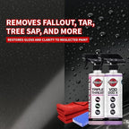Renegade Paint Decon Kit – Clay Bar, Iron Remover, Detail Spray & Towels – 4-Step Paint Decontamination System for Cars, Trucks & Motorcycles