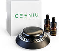 Ceeniu Car Air Fresheners, 2024 New Model, Solar-Powered, Aluminum Alloy, Fragrance DIY, 2 French Essential Oils, Premium Car Accessory, F21 Car fresheners, Car Diffusers for Essential Oils