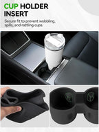 10PCS Center Console Organizer Tray for 2025 2026 Tesla Model Y Juniper Accessories, Under Seat Storage Armrest Hidden Storage Box Cup Holder Charger Pad for Tesla Model Y Juniper (Not fit Standard)