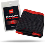 Maxshine Magic Clay Bar Towel 2.0 - Fine Grade for Car Clay Bar Auto Detailing - Removes Surface Contaminants from Paintwork, Glass, Plastic, & Metal Surfaces (Fine Grade)