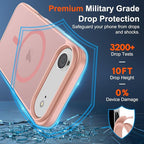 SUPFINE Magnetic for iPhone Air Case (Compatible with MagSafe)(Military Grade Drop Protection) Slim Translucent Matte Shockproof with Anti-Fingerprint Phone Cover for 17 Air,Pink