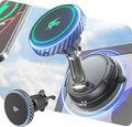 Q2 15W for Magsafe Car Mount Charger, [78+LBS Stronger Vacuum Suction] 360° Adjustable & Fast Charging Magnetic Phone Holder for Vent/Dashboard/Windshield/All Car Surface