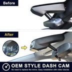 Mangoal 4K Dash Cam fit for GMC Acadia 2017-2023 (Model B), SE SEL Set AT4 Denali, Model A & Model B Have Same Models Years but Vehicle Sensor Cover are Different, Free App & WiFi, 64GB Card