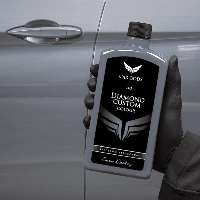 Car Gods Iris Custom Color Silver 3-in-1 Polish Wax Color Restorer & Scratch Remover, 16 Colors Available, 17 Fl Oz