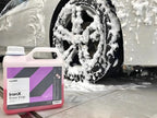 CARPRO IronX Snow Soap - Car Wash Pre-Wash Cleaner and Degreaser on Paint, Glass, Wheels, Headlights, Plastic Trim - Remove Old Wax & Brake Dust- Gallon (135oz)