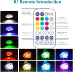 Twinkle Starlight Headliner Fiber Optic Light Kit with RF and APP Control,6W Light Engine and Fiber Cable 550 Pieces 9.8ft/3m