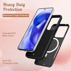 for Moto G 2026/2025 Case Women - Compatible with MagSafe Cute Girls Magnetic Protective Phone Cover Girly Mushroom Flower Heavy Duty Shockproof Design for Motorola Moto G 5G 2025 Cases
