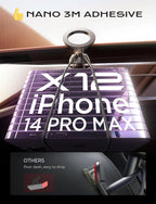 LISEN for MagSafe Car Mount [Strongest Magnet Power] Phone Mount for Car [Ultra Stable Exclusive Patent] All-Metal Magnetic Car Phone Holder Fit All Mobiles iPhone 16 15 14 13 Pro Max Plus.