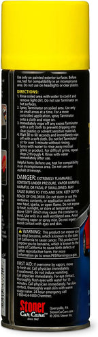 Stoner Car Care 91154-3PK Tarminator Tar, Sap, and Asphalt Remover – Fast Acting Tar and Sap Remover for Cars – Clear Coat Safe Auto Cleaner for Paint, Chrome and Wheels – 10 oz (Pack of 3)