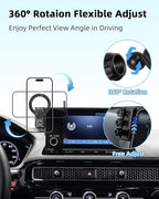 PZK Car Phone Holder for Honda Civic 2022-2026/Acura Integra 2023-2025 LX/EX/EX-L/Sport/Sport Hybrid/Touring/Si/Type R for 7/9-Inch Screen Compatible with MagSafe Phone Mount with Storage Box
