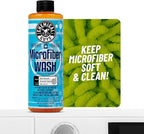 Chemical Guys Microfiber Cleaning Cloth and Car Wash Towel Detergent - Concentrated Cleaner for Towels, Microfiber Cloths, and Pads - Removes Dirt, Wax, Grease, Stains, Orange Scent - 128 oz