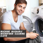 Tallew 18 Pcs Microfiber Towels:16"x16" Microfiber Drying Towels Bulk Micro Fiber Car Cleaning Cloth for Cars Drying Washing Polishing Office Windows Cleaning Household Supplies (Gray)