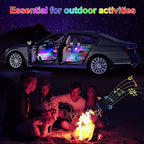 RGB Car LEDs Interior Lights with Smart APP Control,Under Dash Led Lights Kit with DIY Mode and Music Mode,5V LED Strip Lights for Cars, Trucks,Suvs