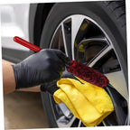 Unomor 12pcs Wheel Rim Cleaner Brushes Bendable Tire Cleaning Tools for Automotive Detailing Soft Bristle Car Wash Brushes for Cleaning