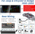 4G+64G Android 13 Car Radio for Dodge & Chrysler & Jeep (1990-2000), 6.2''Touch Screen Stereo with Wireless CarPlay, Android Auto, GPS Navigation, Bluetooth5.2