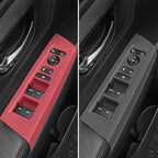 Temmis 4PCS Car Door Window Switch Panel Cover for Honda CRV 2023-2026 (Gasoline & Hybrid), Auto Interior Decor Accessories Armrest Trim Silicone Style Kit-Black