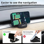Dashboard Phone Mount for Tesla Model 3 Y Car Cell Phone Holder Silicone Non-Slip Phone Stand Compatible with All Smartphones (2021-2023 Model 3 & 2021-2024 Model Y)