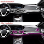 8pcs W222 Accessories LED Air Vent Ambient Lights Kit 64colors Replacement for Benz S Class W222 S400 S450 S500 S550 S560 S580 S600 S63 S65 NOT for Coupe 2 Doors (64 Colors [2018-2021])