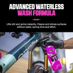 Muc-Off High Performance Waterless Bike Wash 750ml (Pack of 1) | Spray & Wipe Bike Cleaner | No Water Needed | Safe on Carbon Fibre | Cleans & Polishes with a Streak-Free Finish