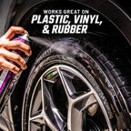 Slick Products Shine & Protectant Spray 17.35 FL OZ. - High Gloss Clear Coating Renew Vinyl, Plastic, Rubber, Trim, Tire, Car, Truck, Motorcycle, Dirt Bike (2-Pack)