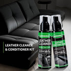 Leather Cleaner and Conditioner Cream Care Kit for Car Interiors Seats,Couches,Purses,Bags,Jackes,Boots