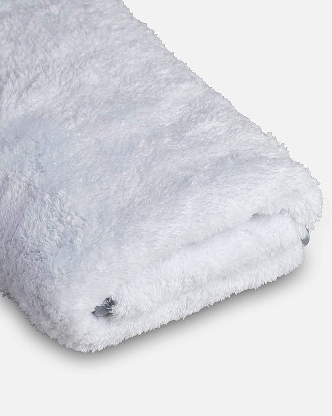 Adam's Polishes Double Soft Microfiber Towel - Premium Quality Microfiber Polishing Towel with Scratch-Free Satin Edge - Buff Away Polishes & Car Wax with Ease (2 Pack)