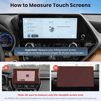 Car Phone Holder Fit for Toyota Camry 2021 2022 2023 2024 - for MagSafe Magnetic Cell Phone Mount for Camry Accessories 7 inch Touchscreen - Strong Magnets for iPhone (NOT FIT 9 inch)