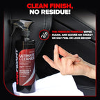 Carfidant Interior Cleaner – Removes Stains & Deep Cleans Car Seats, Leather, Fabric, Upholstery, Plastic, Dashboard & More – Car Cleaning Kit & Interior Detailer Spray – 128oz