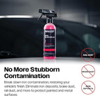 Malco Iron Blaster Fallout Remover - Dissolves Contaminants from Vehicles Such as Rail Dust, Industrial Fallout and Iron Deposits/Restores Paint to a Bright Finish / 16 Oz. (263016)