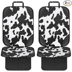 Siivton Car Seat Protector for Child Car Seat,Waterproof Car Seat Cover with Thick Padding, Non-Slip Backing, Protects Fabric & Leather Seats, 2 Mesh Storage Pockets(2 Pack)